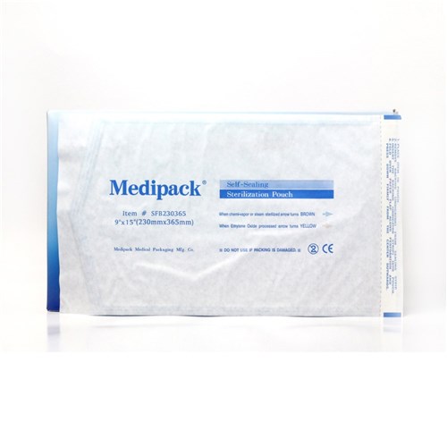 Autoclave Pouches Medipack Self-Seal 230 x 365mm