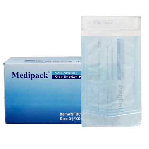 Autoclave Pouches Medipack Self-Seal 90 x 135mm