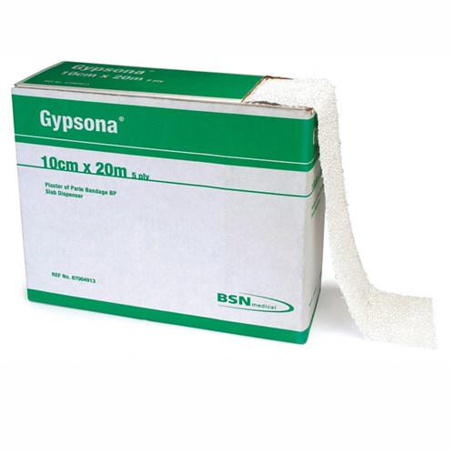 Gypsona Plaster Bandages 20cm x 20m Slab Dispenser