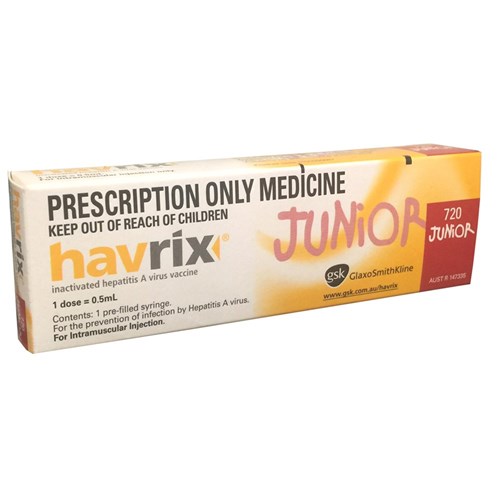 Vaccine Hepatitis-A Havrix Junior 720 SM