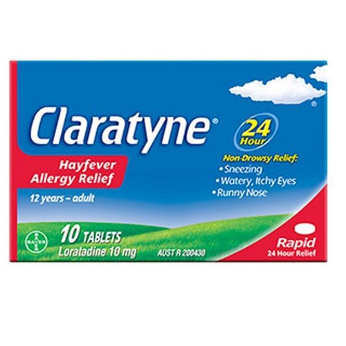 Claratyne Tablets 10mg Pack of 10 SM