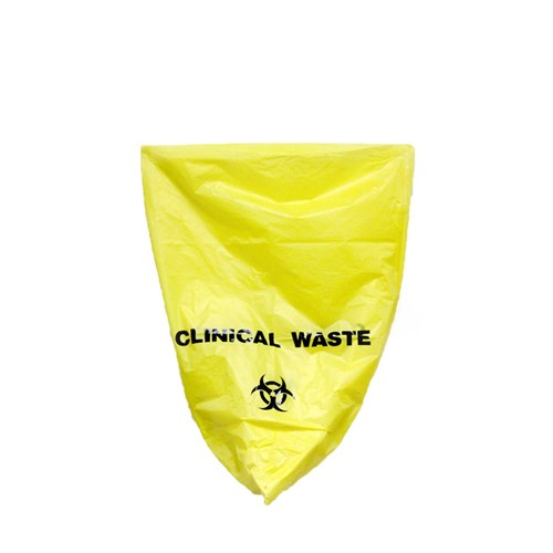 Bio-Hazard Waste Bag Yellow 71 x 58cm Gussetted 40L IW402LD 60UM 