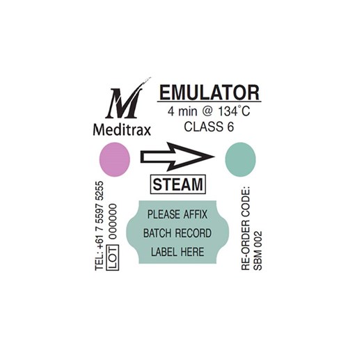 Meditrax Emulator Test Class 6  Adhesive Pack 400