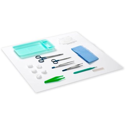 Sage Suture Pack No.3 with (5) S/Steel Instruments Sterile