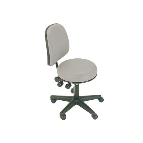Stool Surgeons Grey with Back Rest Grey