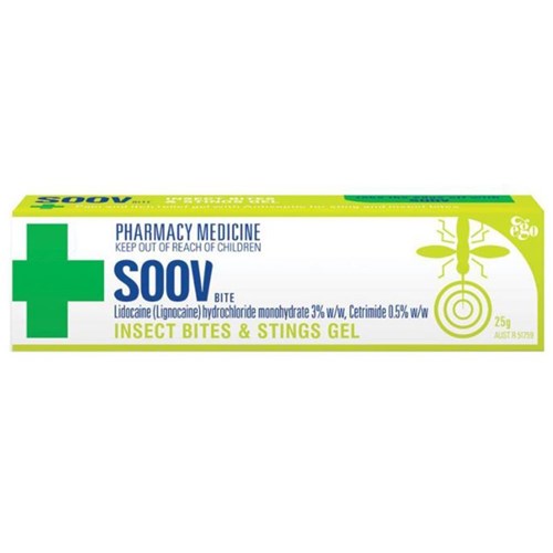 Ego Soov Insect Bite Gel 25gm SM