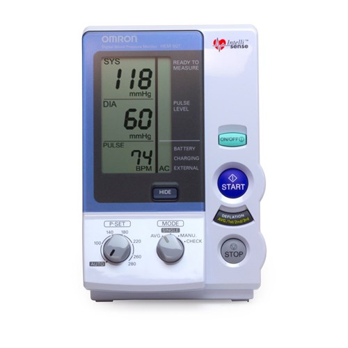 Omron Hem-907 Clinical BP Monitor Kit inc 3 Cuff/Bldr & Adpt