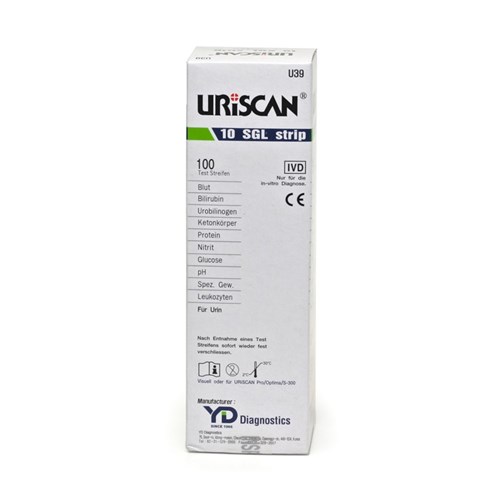 Uriscan 10SG Urine Test Strips 100