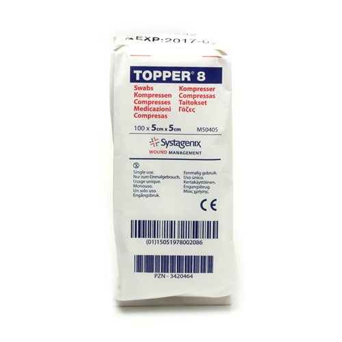 Topper 8 Non Woven Gauze Non Sterile 5 x 5cm M50405