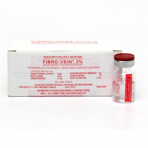 Fibro Vein Amp 3% 10 x 5ml SM