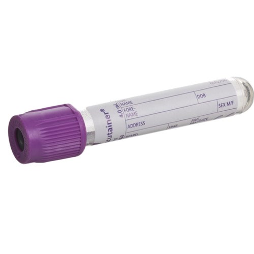 B.D Vacutainer Tube EDTA 4ml 13-75mm