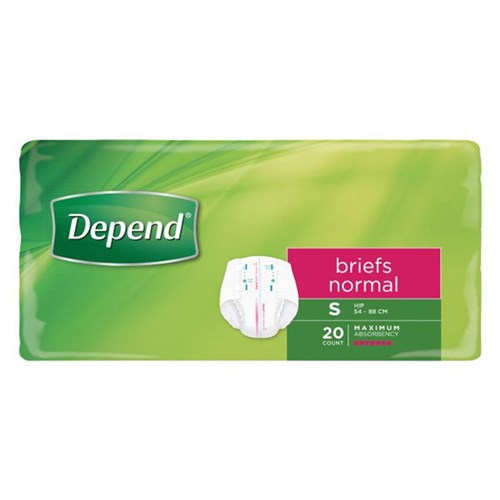 Depend Briefs Normal Small 3 x 20 1734