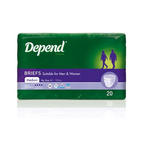 Depend Briefs Super Medium 3 x 20 1737