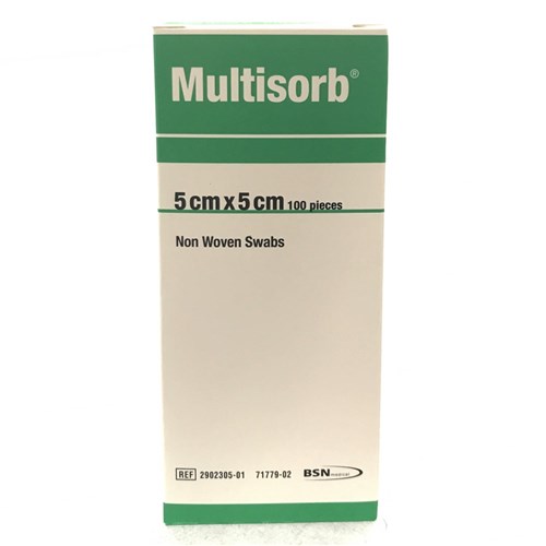 Multisorb Non Sterile Swabs Non Woven 5 x 5cm