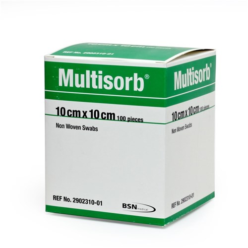 Multisorb Non Sterile Swabs Non Woven 10 x 10cm