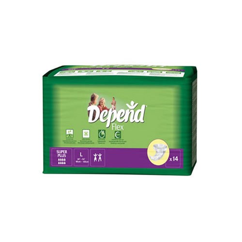 Depend Flex Super-Plus Large 14 x 4 8739