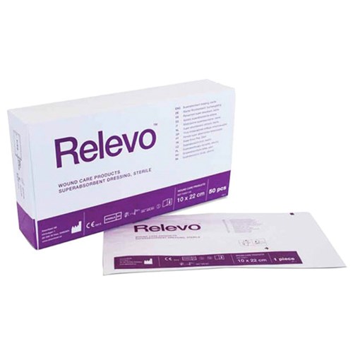 Relevo Absorbent Dressing 20 x 20cm B50