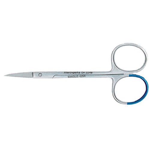 Scissors Iris Sharp/Sharp Curved 11.5cm Multigate Sterile Disposable