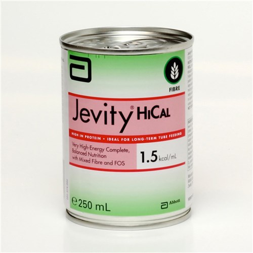 Jevity Hi Cal Unflavoured 250ml Ctn 24