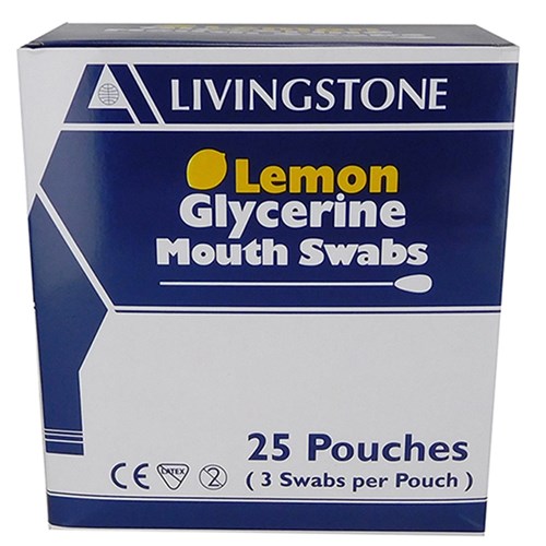 Lemon & Glycerine Swab Sticks 3's (B25)
