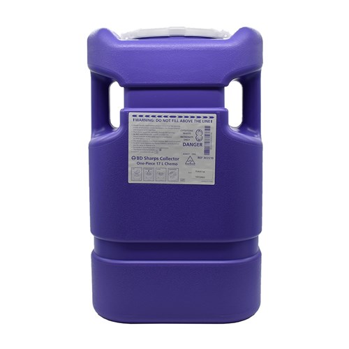 Bio-Hazard Collector B.D. Purple Cytotoxic 19L