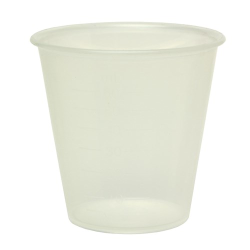 Medicine Cup PP Disposable 30ml (Grad) Livingstone P100