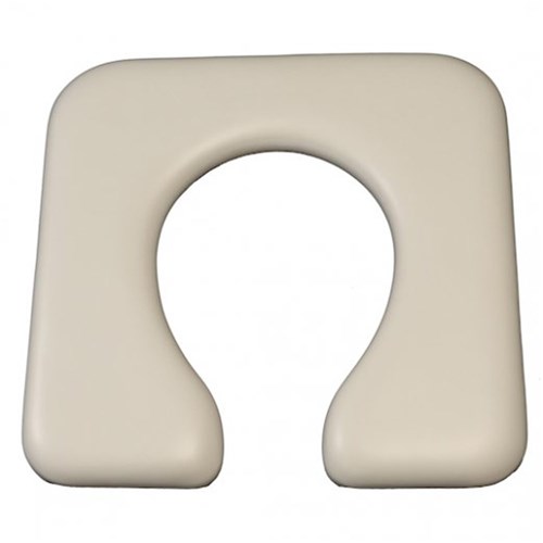 Maxi Shower/Commode Seat Open Handmade 550mm White