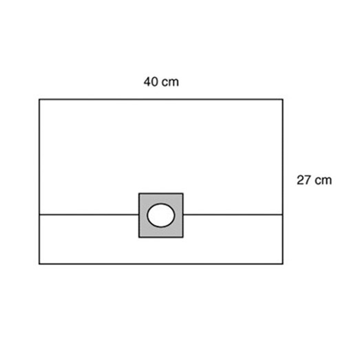 Steri-Drape Ophthalmic Lasik (Fen 4.25 x 3.8cm) 40 x 27cm 1022