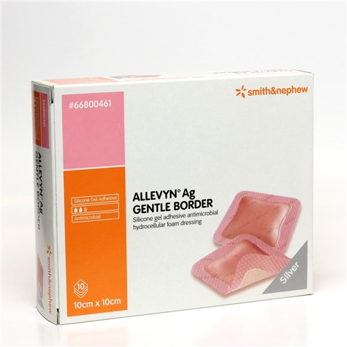 Allevyn Ag Gentle Border Dressing 10 x 10cm B10