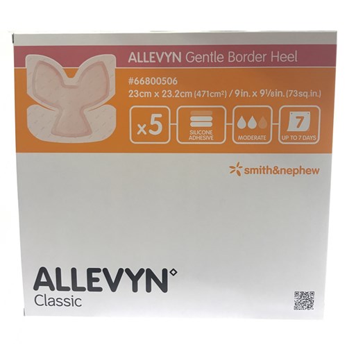 Allevyn Gentle Border Heel 23cm x 23.2cm B5