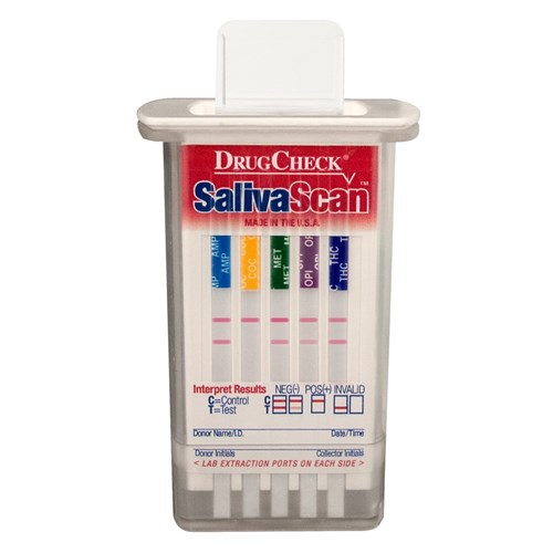 SalivaScan Oral Fluid Drug Test (AMP/BZO/COC/MET/OPI/THC)