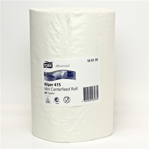 Tork Advanced Wiper 415 Mini Centrefeed Roll 21.5cm x120m M1