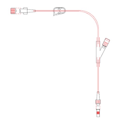 I.V. Admin Min Volume Extension Set Tuta 160cm Fem Lk/Mle Lk