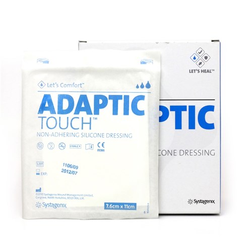 Adaptic Touch Non-Adherant Silicone Dressing 7.6 x 11cm B10 TCH502