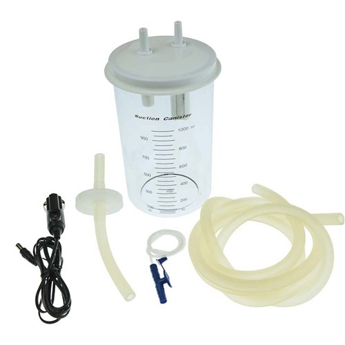 Liberty Suction Pump 7E-D 240V & Battery 15L/Min 1000ml