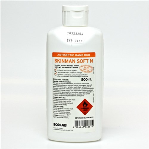 Skinman Soft N Antiseptic Rub 500ml