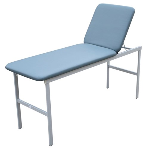 Exam Couch Std Powder Coated Grey Vinyl 175kg 610W