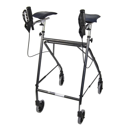 Gutter Frame Rollator Walker H/Duty with Hand Brakes 150kg