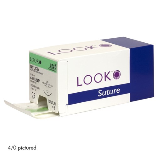 Sutures Look Nylon 3/0 18mm RC 45cm B12