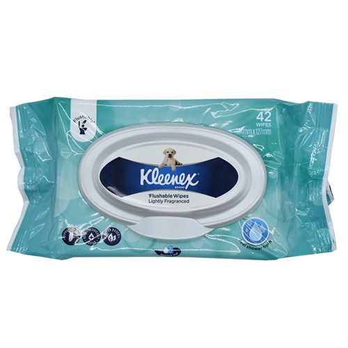 Kleenex Flushable Scented Wipes Refill  10 x 42  71830