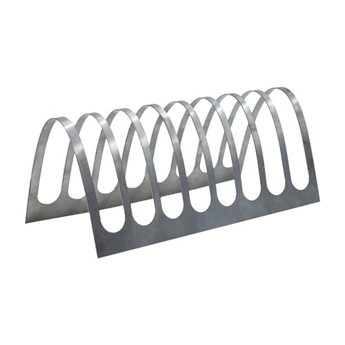 Stainless Steel Toast Rack 8 Slot  15 x 6.5 x 6.5cm