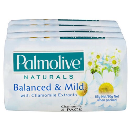 Palmolive Bath Soap White 4 Pack
