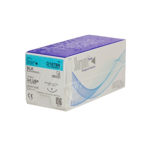 Sutures Silk Surgical Specialties 3/0 18mm 12 D1679N 45cm