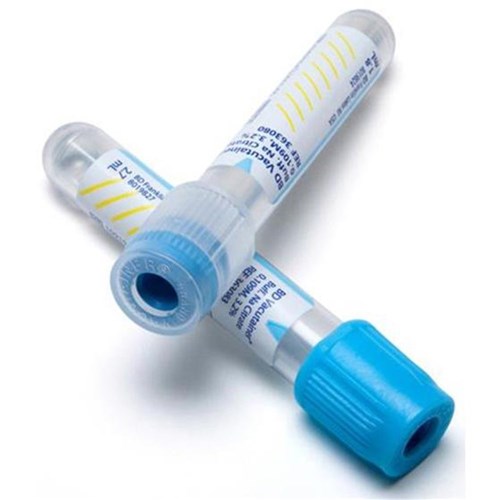 B.D Sodium Citrate Coagulation Vacutainer Tube Blue 2.7ml