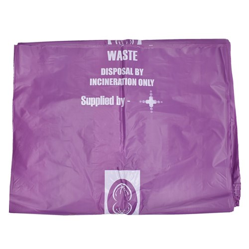 Bio-Hazard Waste Bag Cytotoxic Purple 59 x120cm 30um 120L