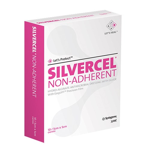 Silvercel NA Hydroalginate Dressings 5cm x 5cm B10 CAD7050