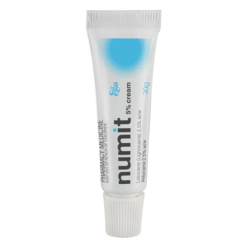 Numit 5% Anaesthetic Cream 30g Tube SM