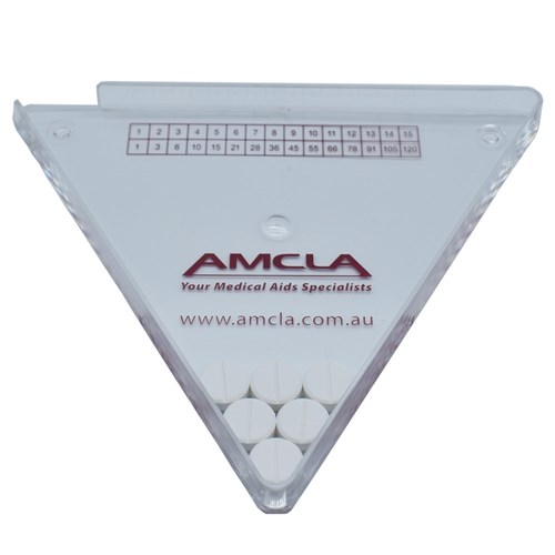 Triangular Pill Counter Tray
