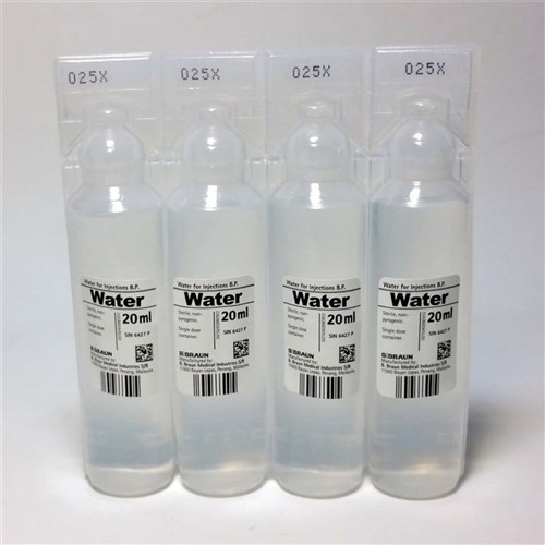 Water for Injection Miniplasco 20 x 10ml