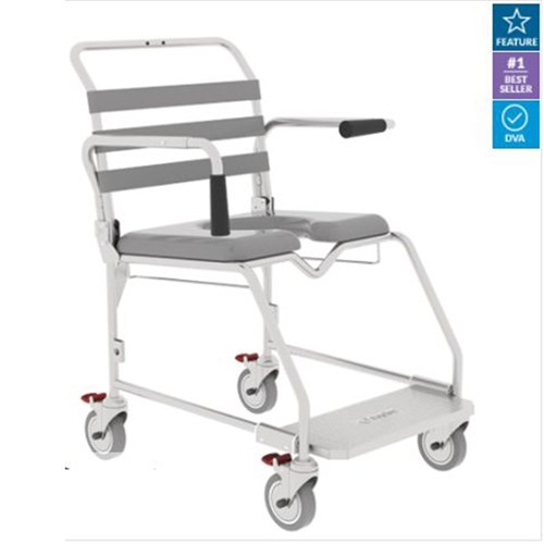 Shower Commode Aspire S/Steel WB Platform 530mm Capacity 200kg